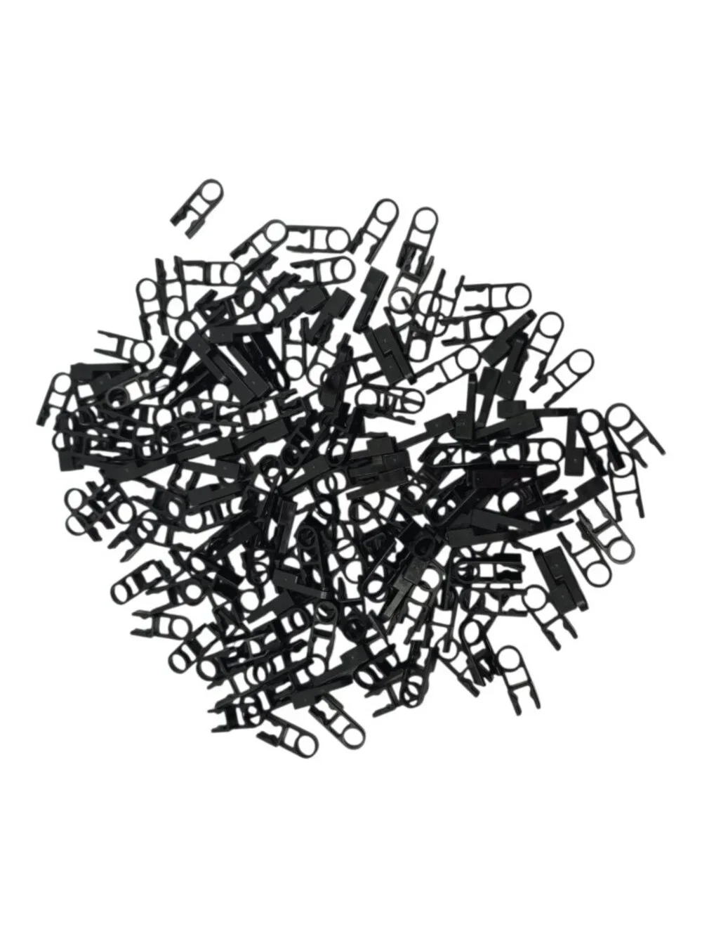 K'NEX Black Hinge Piece Female OEM 252 Piece Lot Classic Size Replacement
